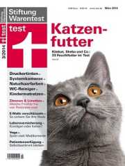 Cover Stiftung Warentest Katzenfuttertest